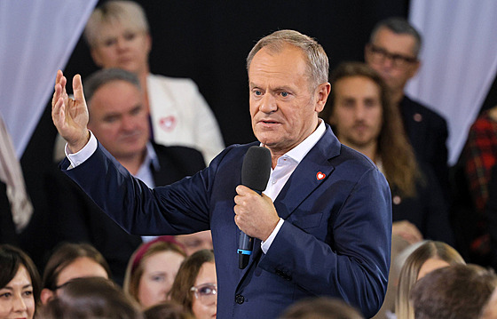 Polský premiér Donald Tusk (12. íjna 2024)