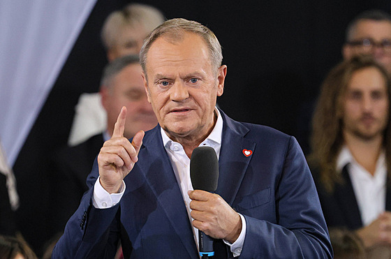 Polský premiér Donald Tusk (12. �íjna 2024)