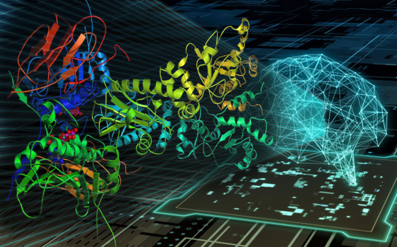Strojové u�ení AlphaFold od firmy DeepMind umí spolehliv� poskládat protein,...