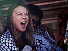 Tisícovka demonstrant� se v Milán� ú�astnila pochodu na podporu Palestiny a...