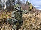 Cvi�ení ruských sil radia�ní, chemické a biologické obrany  (10. listopadu 2023)