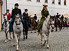 astnky bystick Hubertovy jzdy ek slavnostn nstup na ndvo,...