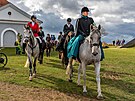 astnky bystick Hubertovy jzdy ek slavnostn nstup na ndvo,...