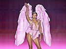 Gigi Hadidová na p�ehlídce Victoria�s Secret v New Yorku (15. �íjna 2024)