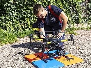 Dron pomáhá jihomoravským hasim pi poárech i povodních. Jeho vyuití stále...