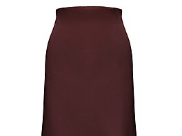 Pletená sukn� v tmav� hn�dé barv� barroni zaru�í, �e neprochladnete, ale ani...