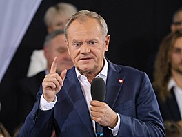 Polský premiér Donald Tusk (12. �íjna 2024)