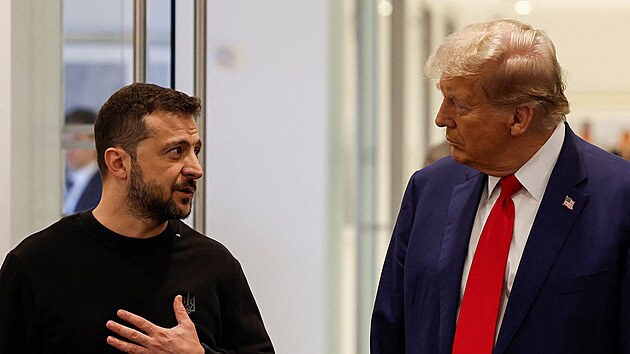 Kandidát na amerického prezidenta Donald Trump se se�el v New Yorku s...