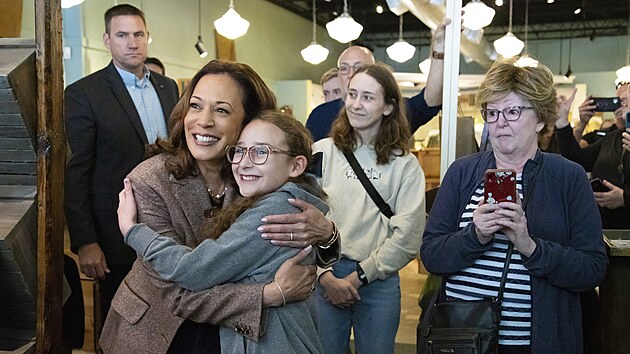 Kamala Harrisov bhem kampan v Pittsburghu (7. z 2024)