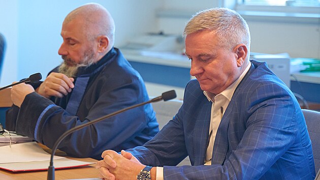 Vratislav Myn u zlnskho soudu, kde el obvinn z dotanho podvodu. (15. jna 2024)