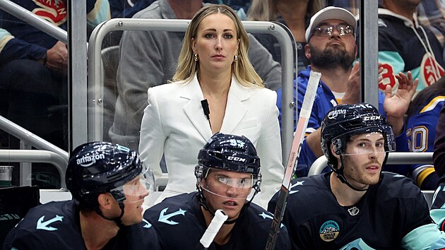 Jessica Campbellov� na st��da�ce Seattlu.