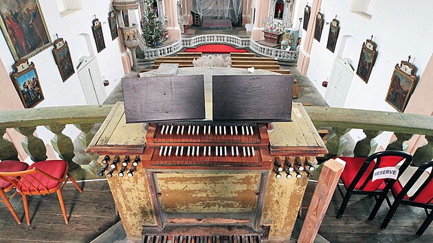 Historicky cenn� varhany v sedleck�m kostele svat� Anny �ek� celkov� rekonstrukce. (25. �nora 2020)