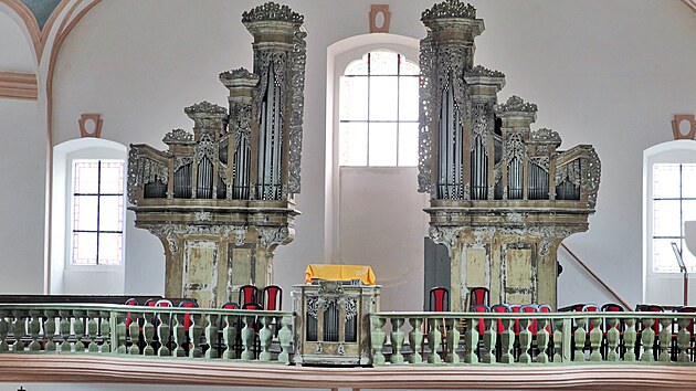 Historicky cenn� varhany v sedleck�m kostele svat� Anny �ek� celkov� rekonstrukce. (25. �nora 2020)