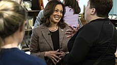 Kamala Harrisová bhem kampan v Pittsburghu (7. záí 2024)