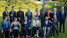 Prezident Petr Pavel se v Míovn Praského hradu setkal se sportovkynmi a...