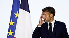 Emmanuel Macron na Francophonie Summit v Pa�í�i (5. �íjna 2024)