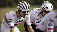 Tadej Poga�ar na trati závodu Kolem Lombardie