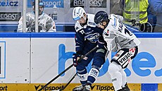 Brnnský útoník Andrej Kollár (72) i za soupeova dozoru z trestné lavice...