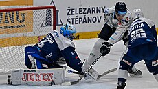 Vítkovický úto�ník Marek Kalus zakon�uje jen do p�ipraveného brn�nského...