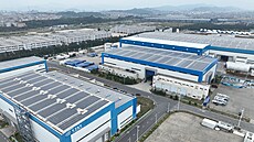 Jedna z továren spole�nosti Dongfang Electric Corporation ve Fu-�ou v...
