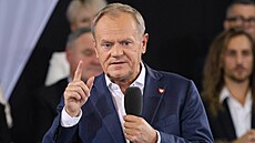 Polský premiér Donald Tusk (12. íjna 2024)