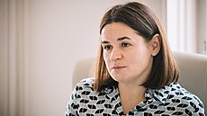 Vdkyn bloruské opozice Svjatlana Cichanouská (13. íjna 2024)