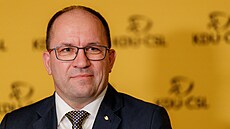 P�edseda lidovc� Marek Výborný zvolený na sjezdu KDU-�SL v Olomouci