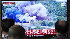 Televize informuje o tom, e Severní Korea vyhodila do povtí ásti severní...