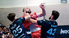 Lovosice, 19. 10. 2024, Evropský pohár házenká��, 2. kolo, první zápas, Lovci...