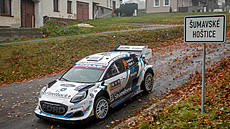 �umavské Ho�tice, d�ji�t� elitní sv�tové rallye v rámci St�edoevropské rallye...