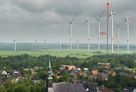Vedení Znojma upozoruje i na výku plánovaných elektráren, která má dosáhnout...