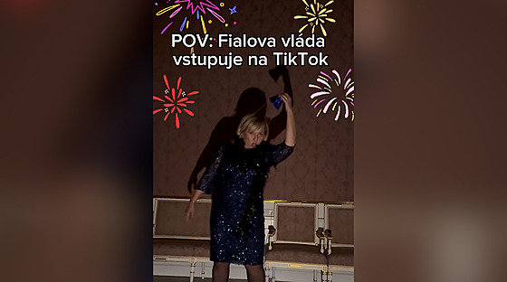 Alena Schillerová �oslavuje� Fial�v vstup na TikTok