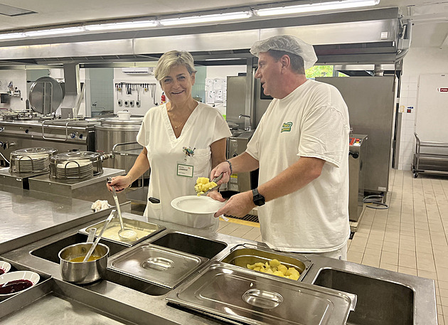 Nutriní terapeutka Monika Jandová vede stravovací provoz v brnnském Domov...