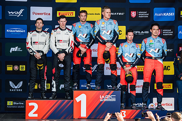 Středoevropskou rallye ovládl Tänak, Mareš se blýskl osmým místem