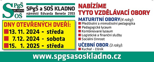 Kladno nab�z� pedagogick� vzd�l�n� nejen u�itelk�m mate�sk�ch �kol