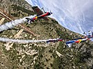 esk akrobatick skupina Flying Bulls Aerobatics Team jako vbec prvn na...