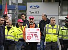 29. �íjna 2024, Kolín nad Rýnem: D�lníci automobilky Ford na demonstraci....
