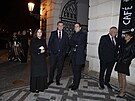 Ped slavnostním ceremoniálem se setkali hejtmani Martin Pta a Jan Grolich....