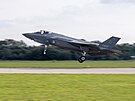 Start letounu F-35 nizozemskho Krlovskho letectva bhem jadernho cvien...