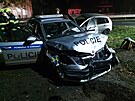 V Dlouh� Lou�ce se srazila t�i vozidla. (26. ��jna 2024)