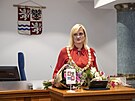 Hejtmankou Stedoeskho kraje je opt Petra Peckov. (29. jna 2024)