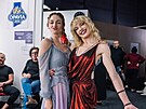 Marta Dancingerová a Lenka Nora Návorková v zákulisí StarDance XIII (26. �íjna...