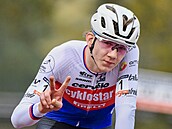 Cyklokrosa Krytof Baant v pohárovém závod v Kolín,