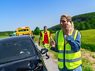 Test reflexních vest
