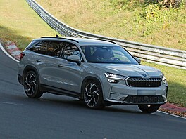 Prototyp �kody Kodiaq RS druhé generace p�i testech