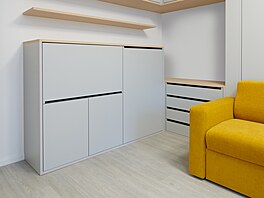 Výsuvný rozkládací st�l �e�í p�íle�itostné stolování.