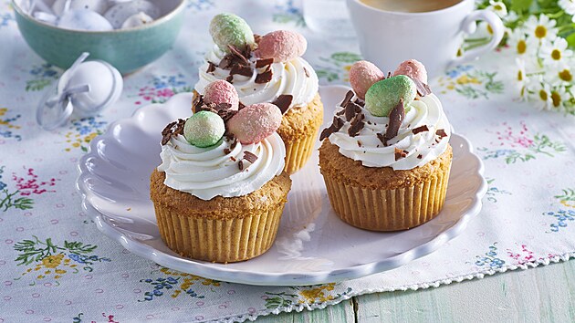 Velikono�n� mrkvov� cupcakes