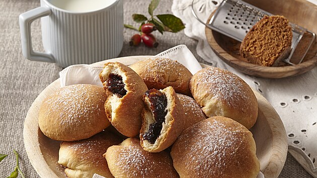 Kulat� povidlov� buchty