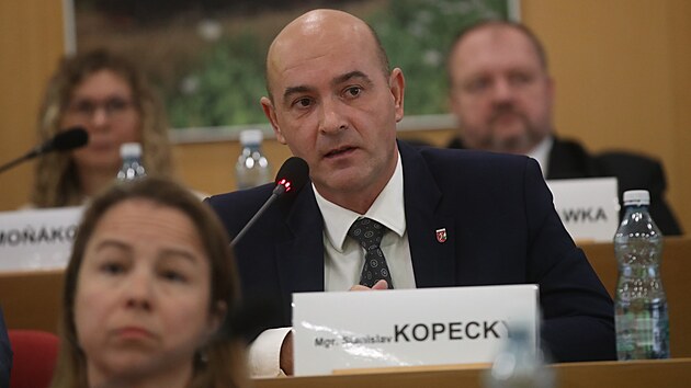Krajsk nmstek pro sociln vci a souasn starosta Novho Jina Stanislav Kopeck (ANO). (21. jna 2024)