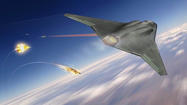 Koncept st�ha�ky �est� generace od firmy Northrop Grumman